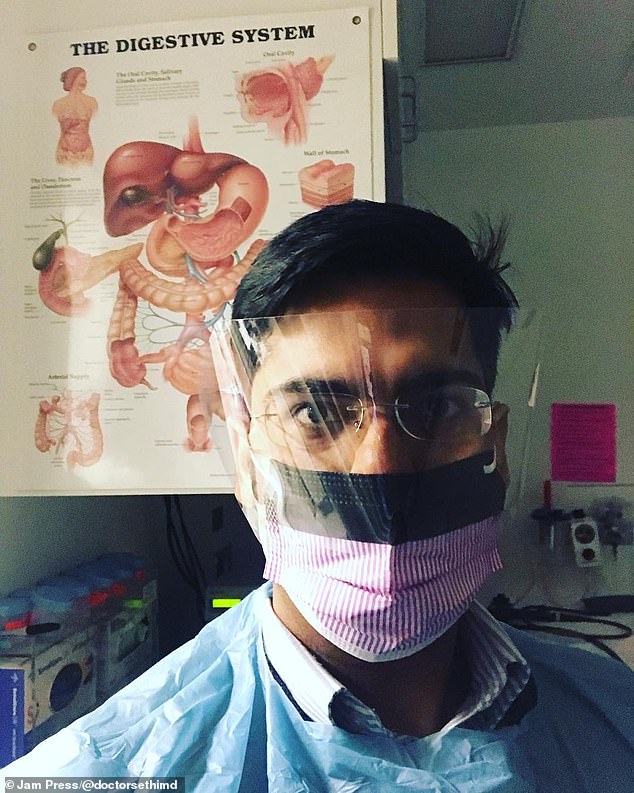 Dr Sethi has 456,000 followers on TikTok and once made headlines when he issued a dire warning to women who drink soft drinks, explaining that heavy drinkers face a higher risk of heart disease. or a stroke.