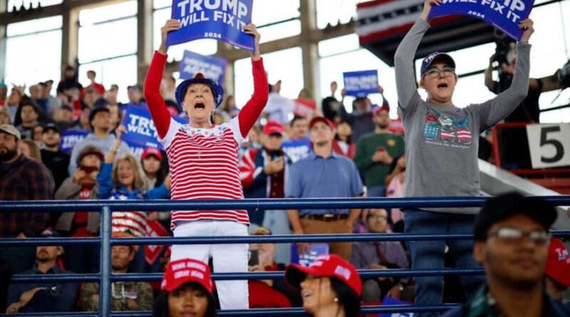 Humans have the exhibitions of Republicans Nominee, our former President Donald Trump holding a campaign of campaigns